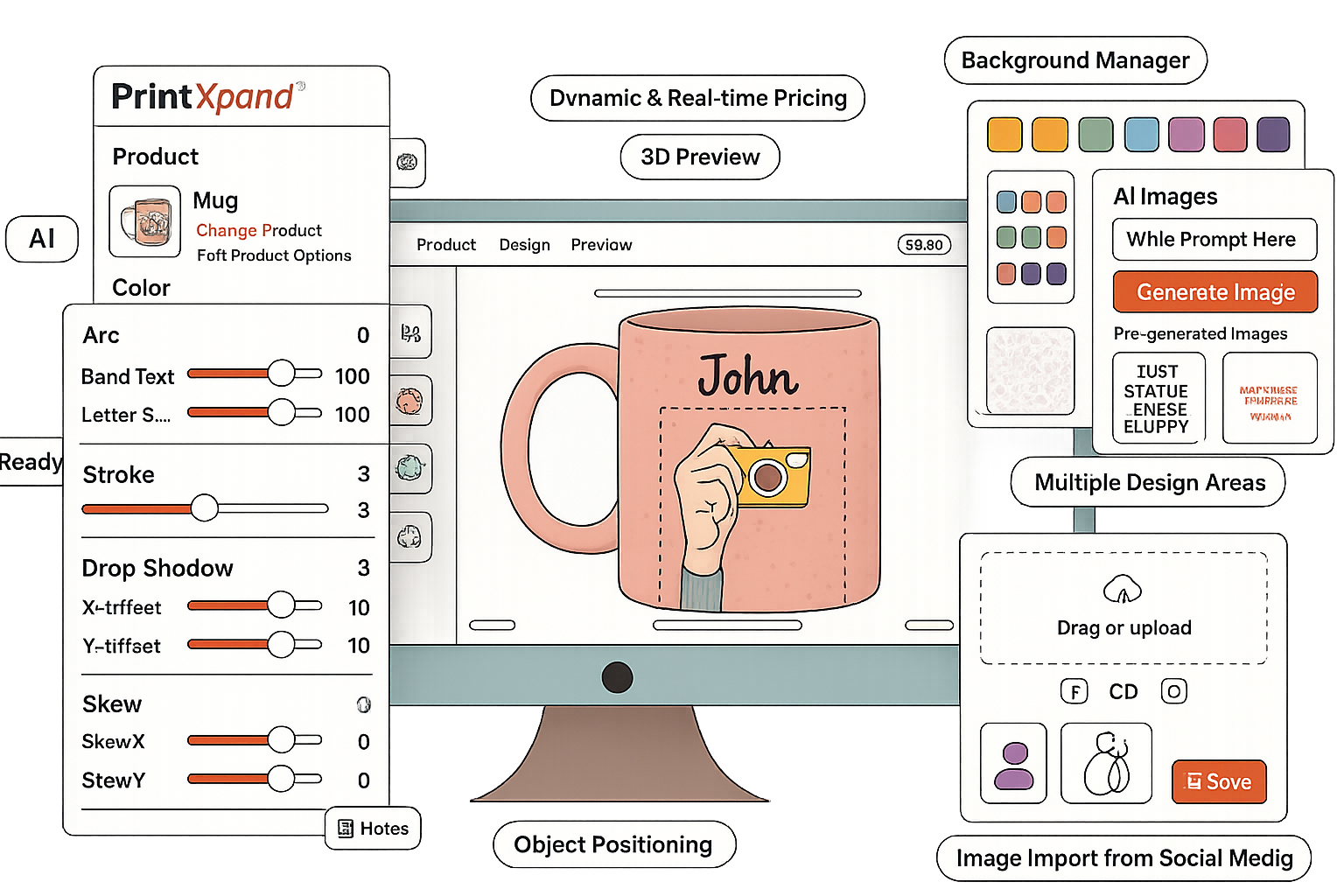 Online Product Design Tool — PrintXpand