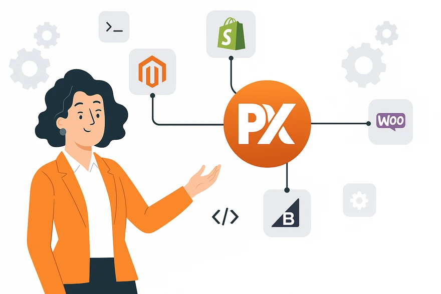 Sell with Ease on Magento, Shopify, WooCommerce & BigCommerce